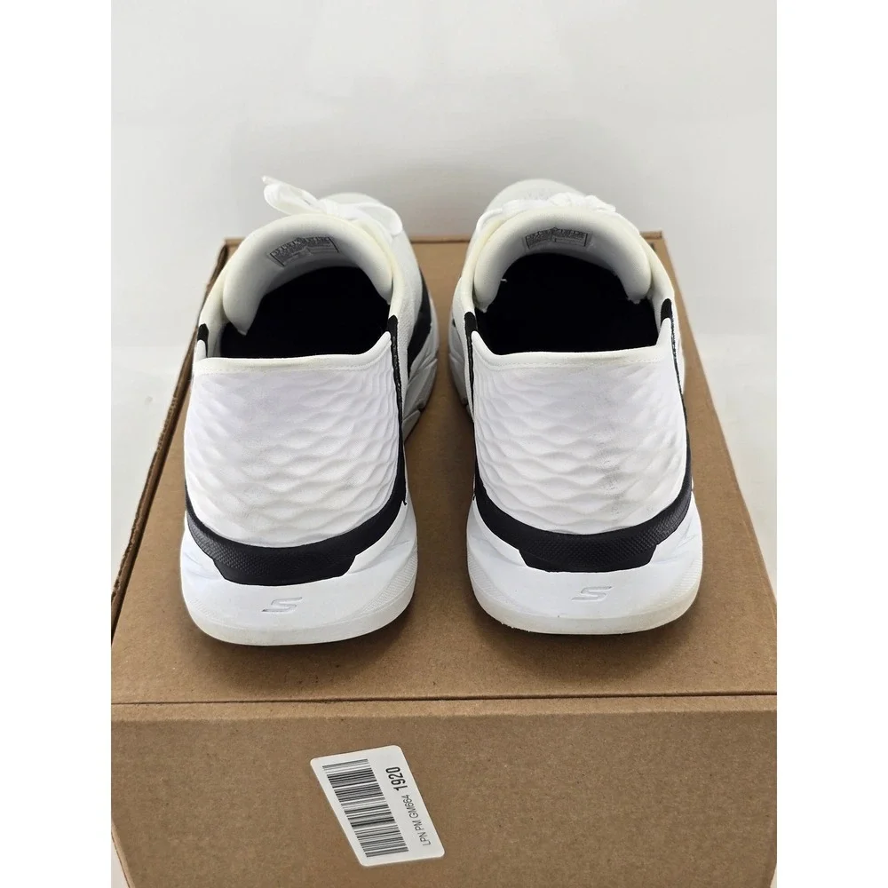 Skechers Max Cushioning Elite Slip-Ins Mens 13 White Black 220313 - Excellent